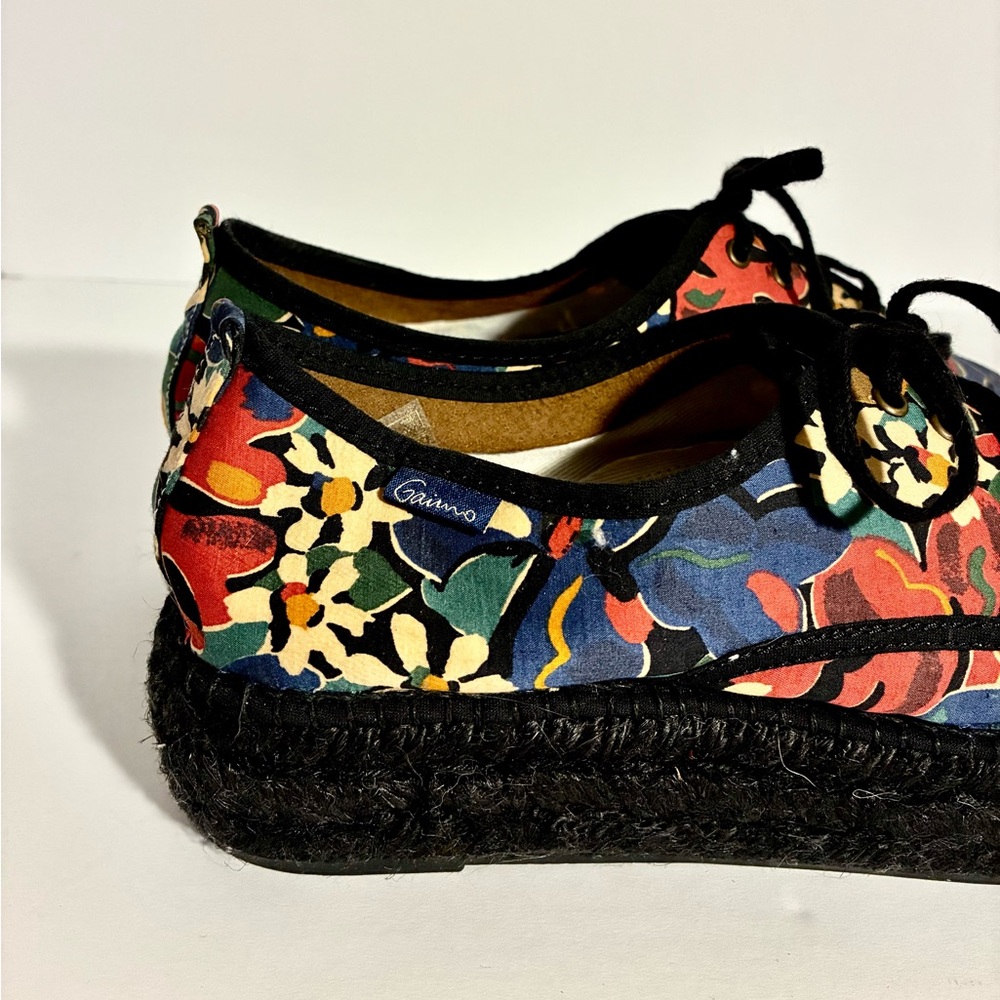 Gaimo Floral Espadrille Sneakers - Picture 7 of 9